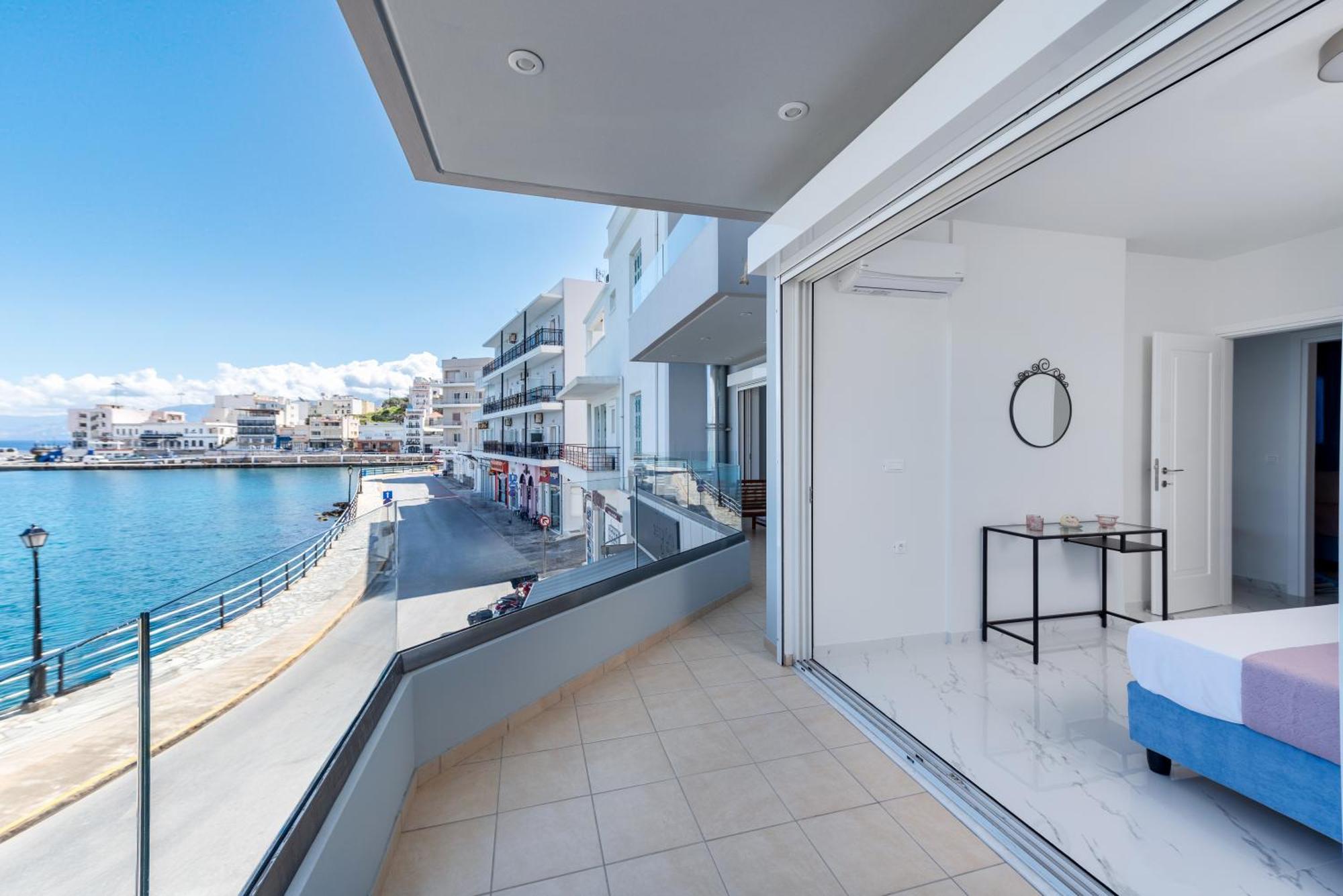 Sea View Bliss 2Br Agios Getaway Apartment Agios Nikolaos  Ngoại thất bức ảnh
